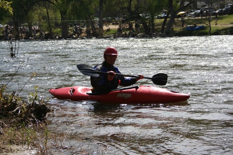 Canoe riding Frandy Park Campground