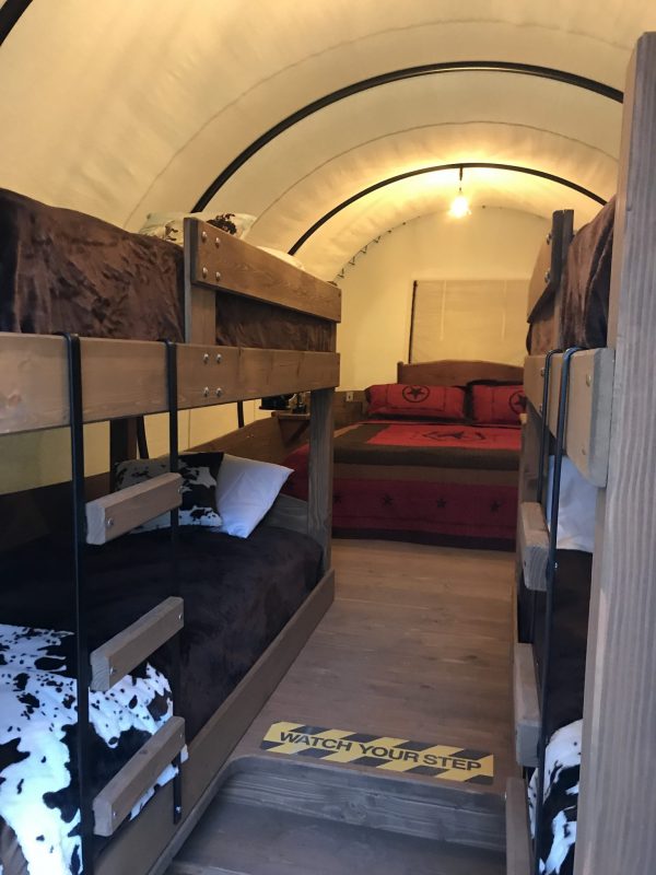 Colored Wagon Interior